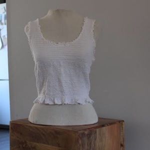 Anthropologie Smocked tank top